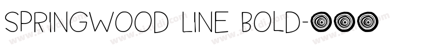Springwood Line Bold字体转换 Springwood Line Bold字体转换